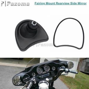 Batwing Fairing Mount Mirrors For Harley Street Glide FLHX Electra Glide FLHT - Picture 1 of 8