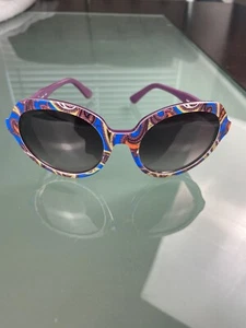 ETRO Sunglasses 416 Women ET646S 426  56 20 140 Italy Colorful - Picture 1 of 19