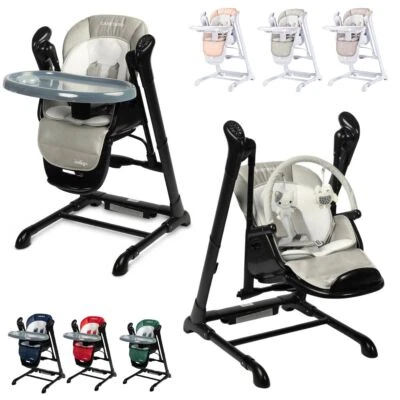 Highchair and Baby Swing 2in1 Indigo Swing Control New Colours - Image 1 of 4