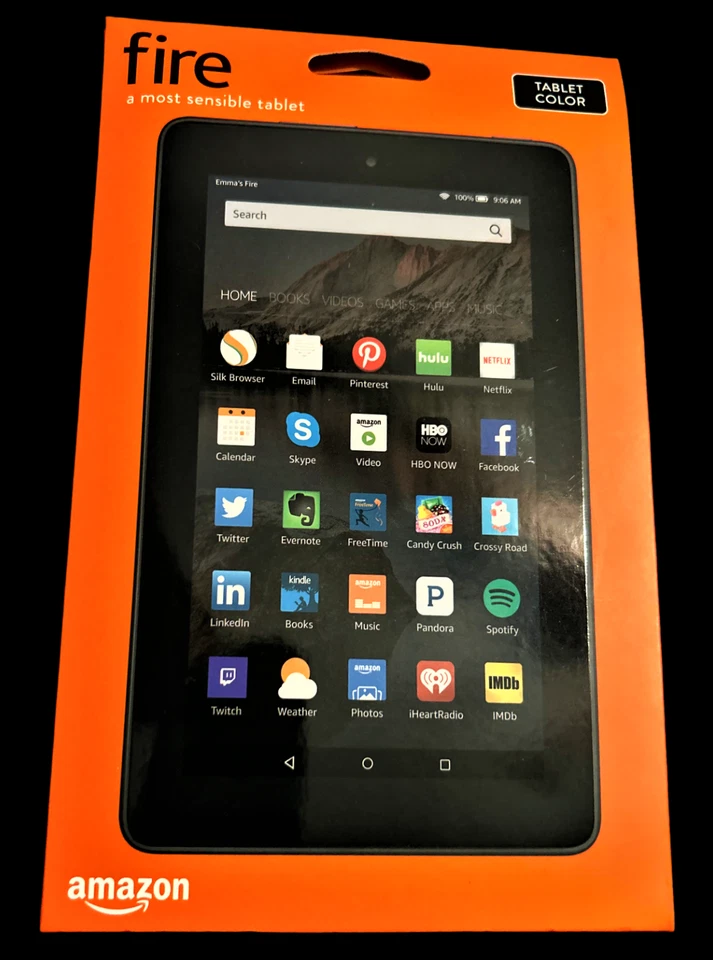 Amazon Fire (5th Generation) 7" Tablet, 8GB, Quad Core, WIFI, Expandable 128GB - Image 1 of 4