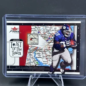 2001 Fleer Focus Ron Dayne Giants Toast Of The Town Insert #19 of 20 - Picture 1 of 2
