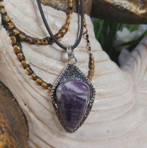 Amethyst Gemstone Protection Pendant (E1667) - Picture 1 of 3