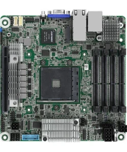 ASRock X570D4I-2T Motherboard AMD Ryzen3 X570 Max.64GB DDR4 PCIE mini-ITX Retail - Picture 1 of 10