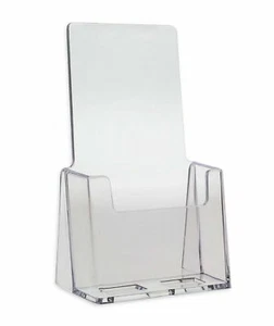 3 pack Premium Counter Top TriFold 4-Inch Wide Acrylic Brochure Holders - Picture 1 of 1