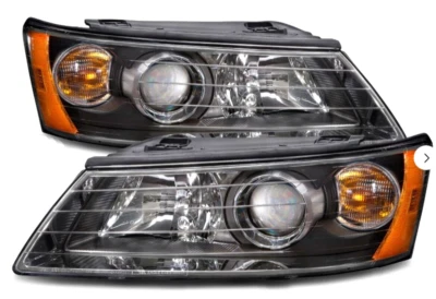 06-08 Hyundai Sonata Head Lamp Right & Left Pair Eagle Eyes HY032-B101R - Image 1 of 3