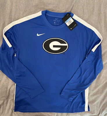 Nike Grambling State Tiger Dri-FIT LS Shooting Shirt Women's M Blue White DC2535 - Image 1 of 2