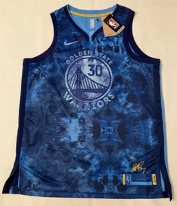 MENS XL NIKE GOLDEN STATE WARRIORS #30 STEPH CURRY SELECT JERSEY FD4085-462 NEW - Picture 1 of 12