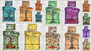 5 PC Wholesale Lot Mandala Duvet Cover Reversible Indian Twin Size Blanket Boho - Picture 1 of 11