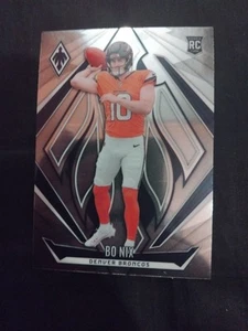 2024 Panini Phoenix Football Bo Nix RC Denver Broncos - Picture 1 of 5