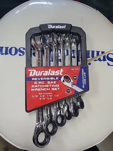 Duralast Reversible 6-pc SAE Ratcheting Wrench Set 64-115 - Picture 1 of 2