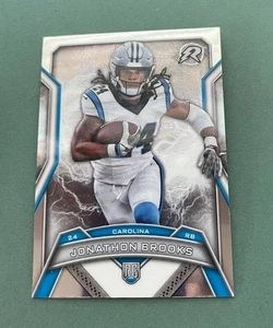 Fútbol americano Topps Resurgence 2024 Jonathon Brooks #113 novato RC Panthers - Imagen 1 de 2