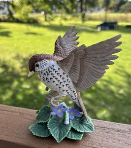 Lenox Garden Bird Wood Thrush Excellent Condition 1995 - Picture 1 of 6