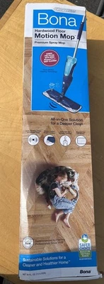Bona PowerPlus Premium Spray Mop Hardwood Floor Motion Mop W/ Cleaner & Pad New - Image 1 of 2