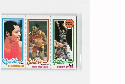 1980-81 Topps #56 / 61 / 81 Austin Carr / Mike Mitchell / Terry Tyler - Image 1 of 2