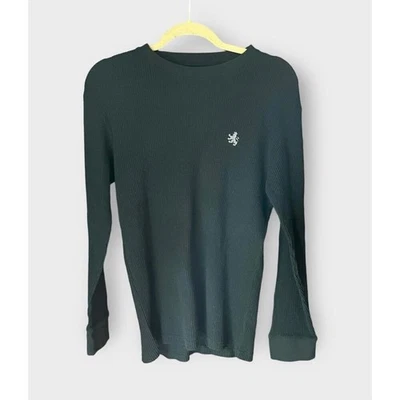 Rugby University Men’s Medium Thermal Knit Long Sleeve Pullover Sweater Shirt - image 1 of 4