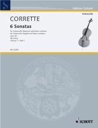 Les Délices de la Solitude op. 20 Vol. 1 Michel Corrette Book [Softcover] Cello - Image 1 of 4