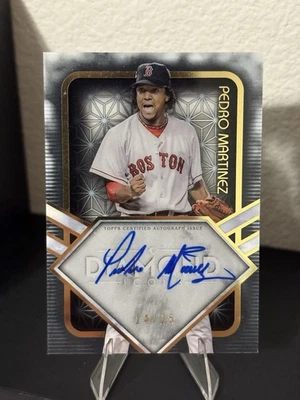 2023 Topps Diamond Icons Pedro Martinez AUTO Icons Of The Diamond  /25 - Image 1 of 2