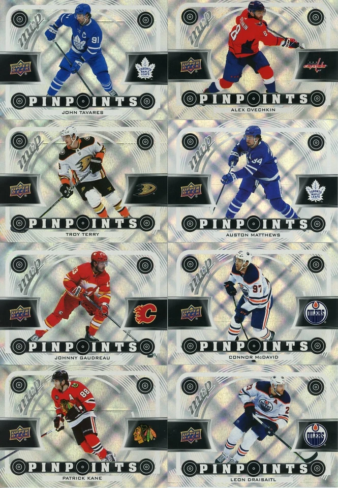 U PICK EM LOT 2022-23 22-23 Upper Deck UD MVP PINPOINTS card set #EA1-25 - Image 1 of 1