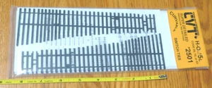 Central Valley HO #2501 Curvable Switch Ties #5 (Code 55, 70, or 83) Left Hand - Foto 1 di 2