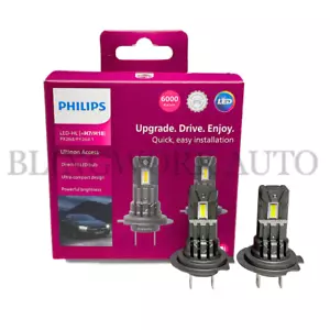 Philips H7 / H18 Ultinon Access U2500 6000K LED Headlight bulbs for Hyundai i30 - Picture 1 of 19