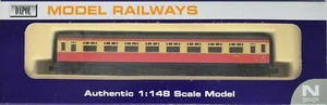 Dapol NC-020B Collett Composite Coach W7014 in BR Carmine & Cream Livery - Picture 1 of 3