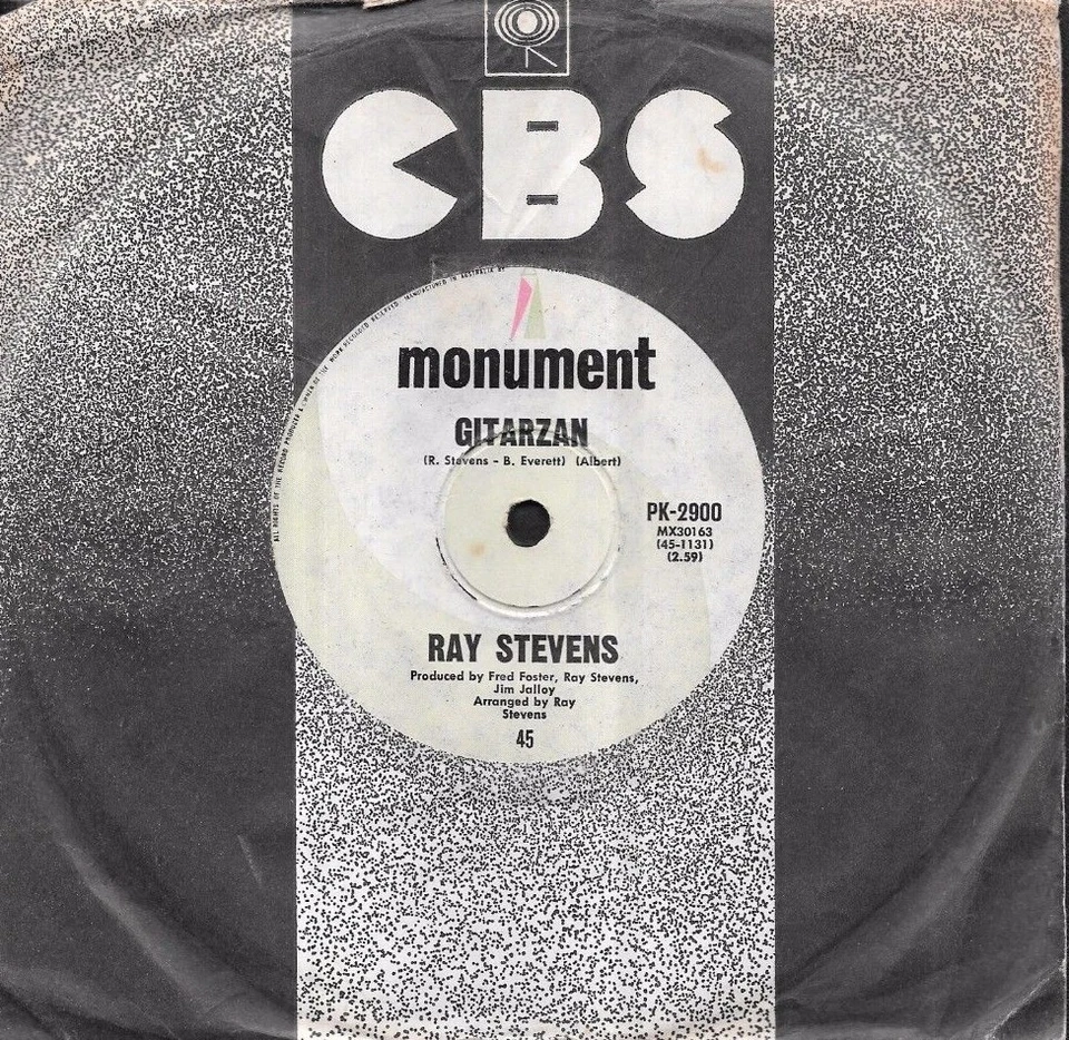 Ray Stevens - Gitarzan / Bagpipes That's My Bag - 7" single 45rpm - Image 1 of 1