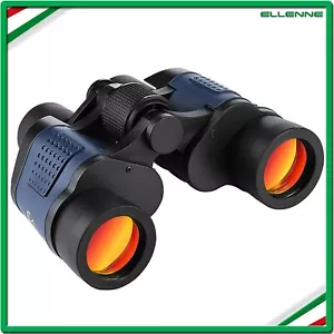 ✅ BINOCOLO VISIONE NOTTURNA 60X60 3000M CACCIA CAMPING MILITARE MONTAGNA ✅ - Foto 1 di 8