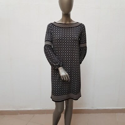 Hübsches Kleid von Max Studio, XS, schwarz, hellbraun, weiß - Bild 1 von 4