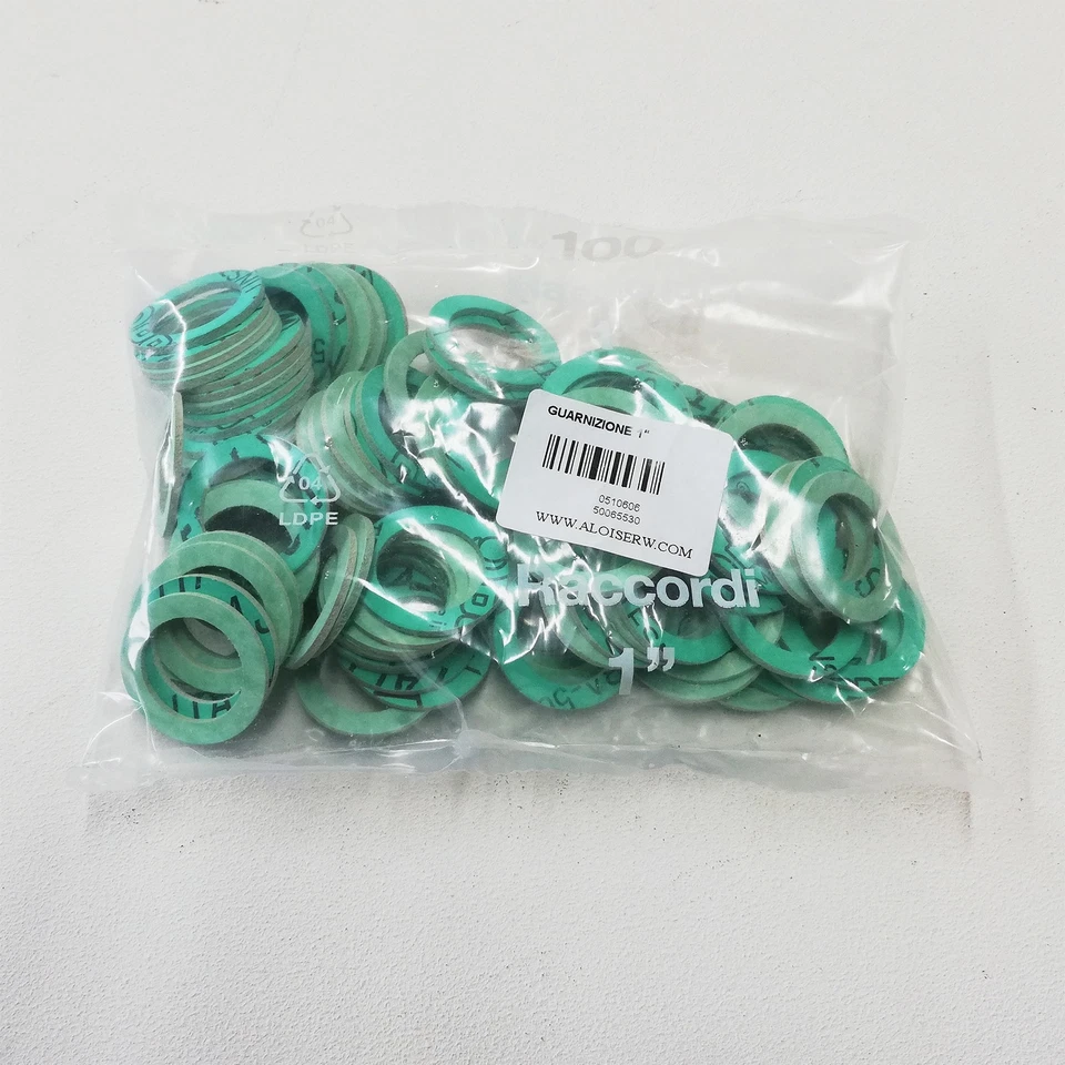 AFLEX Guarnizione piatta di carta da 3/8" - blister da 100 unità