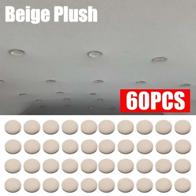 60pcs Car Roof Buckles Headliner Repair Fixing Screw Cap Rivets Kit Accessories — 第 1/4 张图片