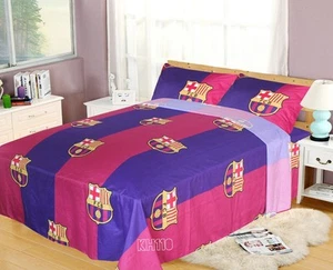 FC Barcelona Bed Sheet Set Officially Licensed - Picture 1 of 3