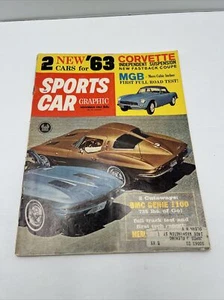 Sports Car Graphic Magazine 1st Article 1963 Corvette Split Rare November 1962 - Picture 1 of 13