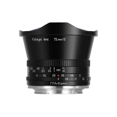 TTArtisans 7.5mm F2 Fisheye APS-C Lens Micro Four Thirds  m4/3 GH3 MFT OMD BMPCC - Image 1 of 4