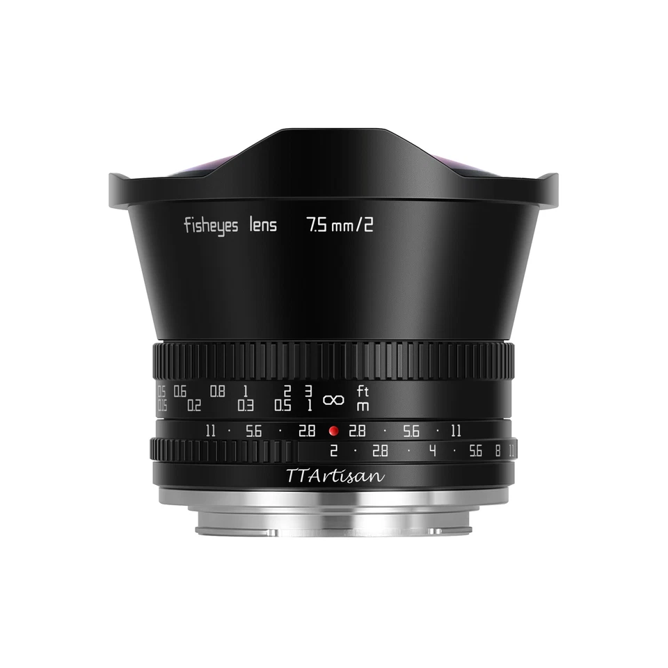 TTArtisans 7.5mm F2 Fisheye APS-C Lens Micro Four Thirds  m4/3 GH3 MFT OMD BMPCC - Image 1 of 4