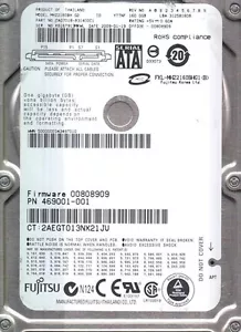 Fujitsu MHZ2160BH G2 160Gb 2.5" Laptop Internal SATA Hard Drive - Afbeelding 1 van 1