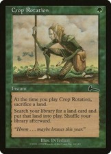 1X Crop Rotation Urza's Legacy LP Magic the Gathering MTG Card