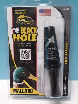 Haydel - BH-07 - Mallard Duck Call - Double Reed Black Hole - Haydel's - New - Image 1 of 2