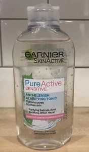 Garnier Skin Active Pure Sensitive Anti-Blemish Clarifying Toner 200ml 6.8 oz - Picture 1 of 2