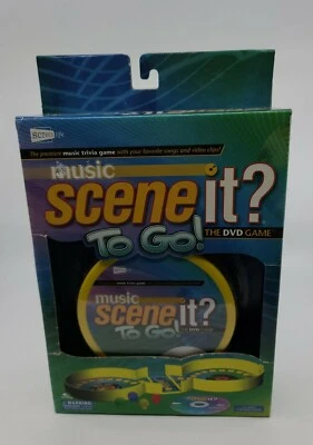 Music Scene It ? To Go!    The DVD Game  2008  Never Played   Travel Game - Image 1 of 4