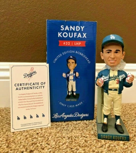 MINT #195 - Sandy Koufax 1955 No Hitter Brooklyn LA Dodgers 2012 Bobblehead SGA - Picture 1 of 6