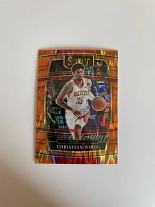 2021-22 Select Concourse Orange Flash Prizm #61 Christian Wood Rockets Mavs - Picture 1 of 2