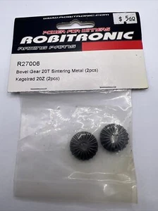 Robitronic Bevel Gear 20T Sintering Metal (2pcs) R27006 - Picture 1 of 2