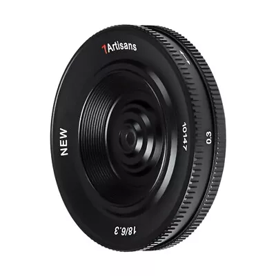 7artisans 18mm F6.3 II APS-C Pancake Mirrorless Lens for Nikon Z Zfc Z50 camera - Image 1 of 4