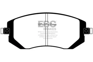 EBC Yellowstuff Front Brake Pads for Subaru Forester 2.0 (2002 > 05) - Picture 1 of 1