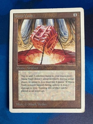 1x MTG Mana Vault Unlimited Edition Magic: The Gathering Moderate Play - Image 1 of 2
