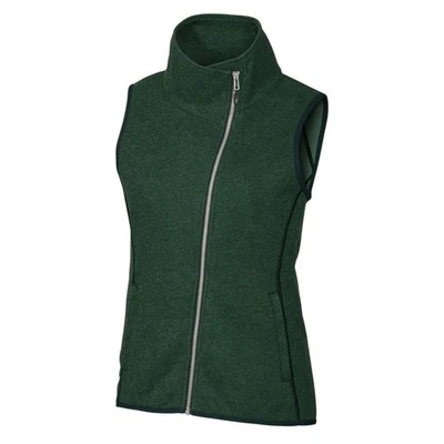 Cutter & Buck Mainsail Fleece Lined Vest Full Zip NEW Green Small LCO00034  - Image 1 of 4