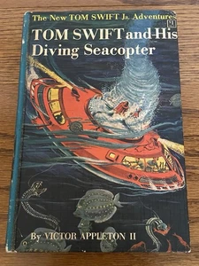 Tom Swift Jr. and His Diving Seacopter hardcover book, # 7, Victor Appleton II - Picture 1 of 2