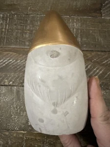 Outdoor Garden Patio Gnome Smith & Hawken 6.5 Inch Concrete BROKEN - Picture 1 of 4