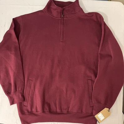 Discounted M V Sport 1/4 Zip Fundamental Fleece NWT  7 Colors Size L Great Color - Image 1 of 4