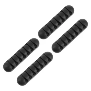 4 Pcs Drahtfixierer Kabelhalter Für Den Schreibtisch Tischkabelorganisatoren - Afbeelding 1 van 12